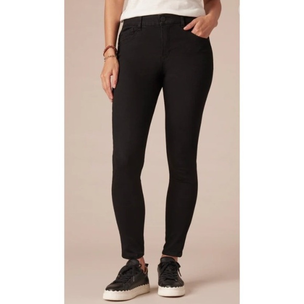 NWT Democracy "Ab"solution High Rise Skinny Jeans Black Women's Size 14